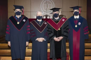 Ceremonia de Investidura con el Grado Doctor Honoris Causa de la Universidad Andrés Bello del Dr. Bruno Philippi Irarrázabal, realizada el 28 de abril 2021