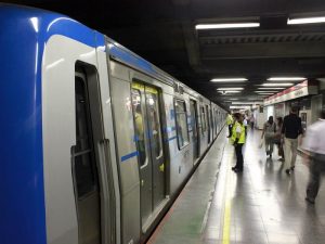 Metro de Santiago.