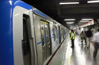 Metro de Santiago.