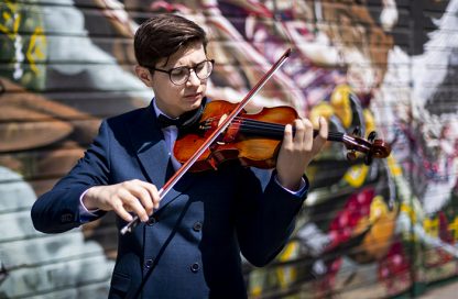 Violinista invitado a El encanto del violín