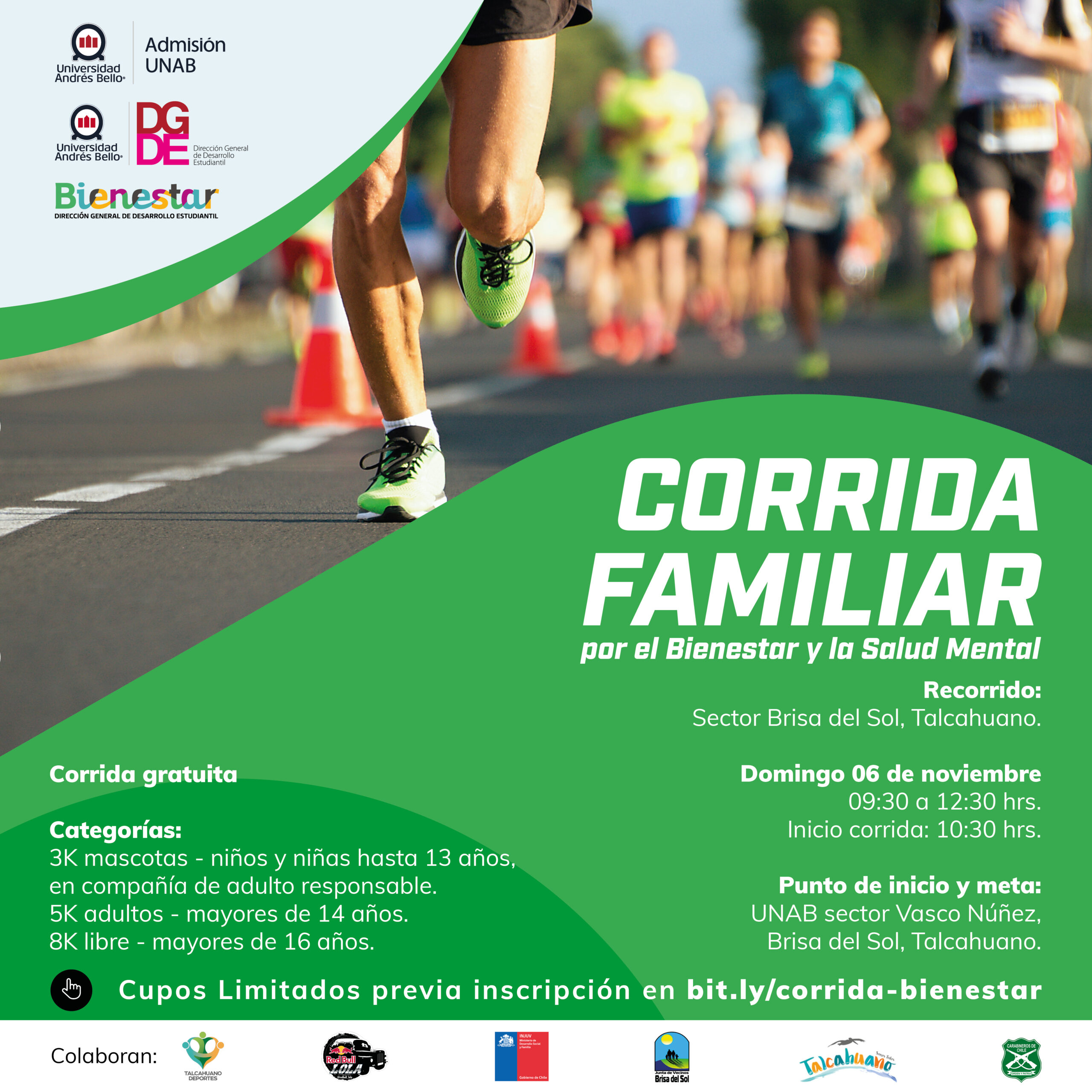 Unab Concepción Invita A Corrida Familiar Por El Bienestar Y La Salud Mental Unab Noticias 