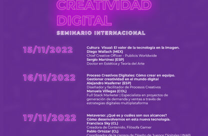 Seminario Internacional Creatividad Digital