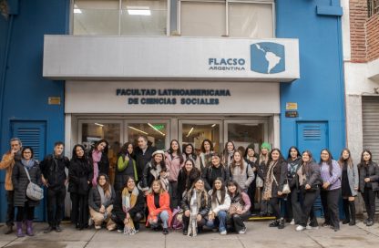 Estudiantes de la Escuela de Educación UNAB en FLACSO Argentina.