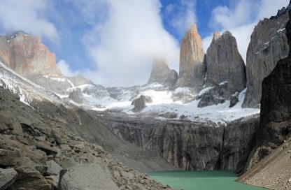 Parque nacional Torres del Paine en la region