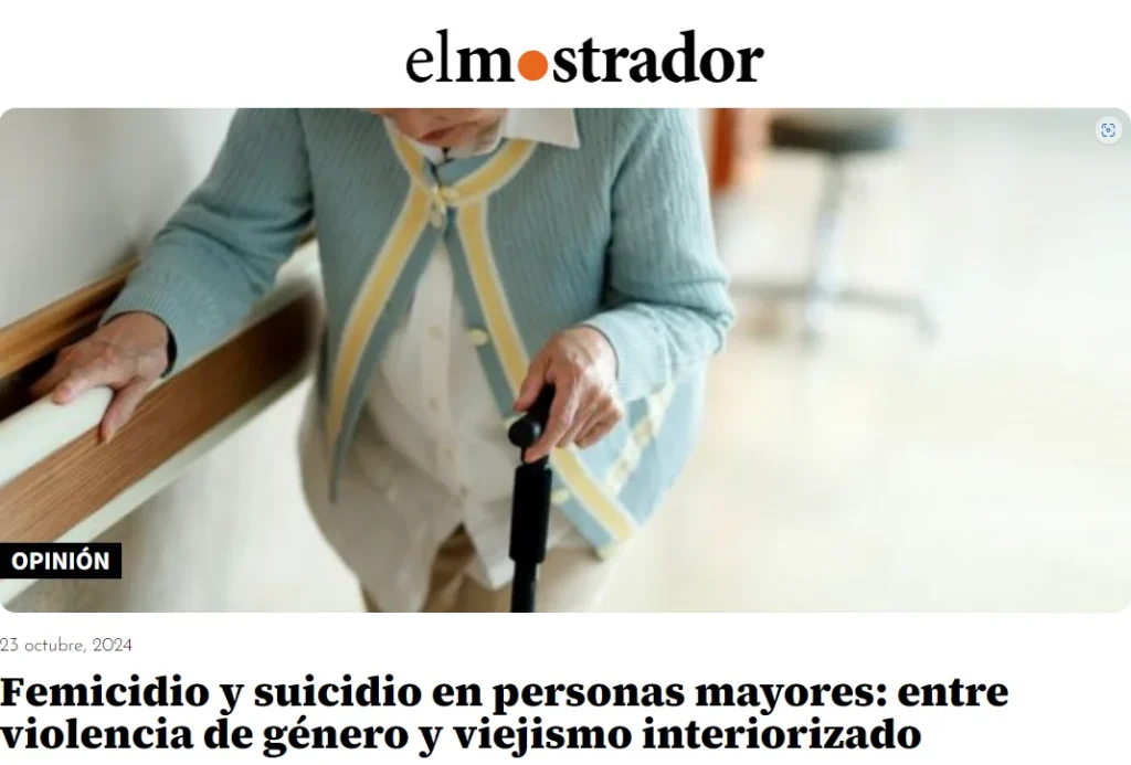 Agnieszka Bozanic analiza en El Mostrador las causas de la ideación suicida en hombres mayores. 