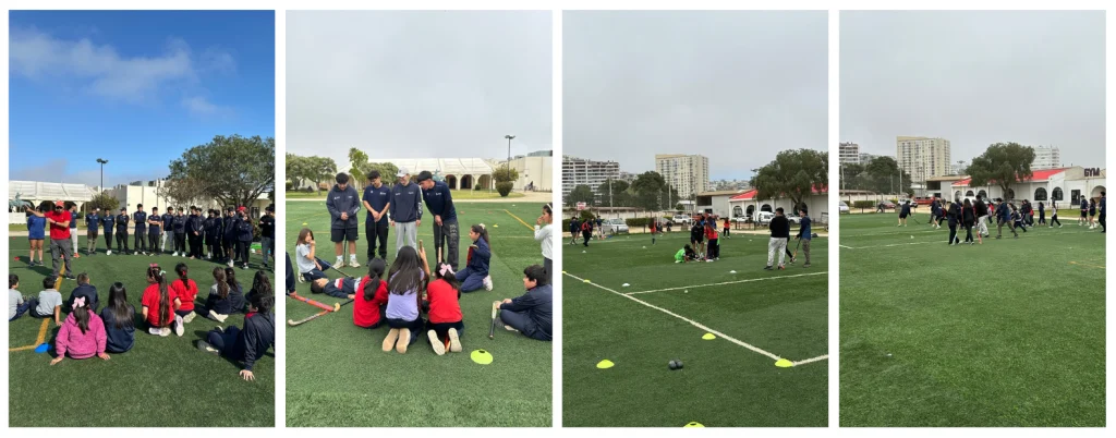 La carrera de Entrenador Deportivo UNAB, sede Viña del Mar, acercó a niñas y niños de la Ciudad Jardín a la práctica del Hockey sobre césped.