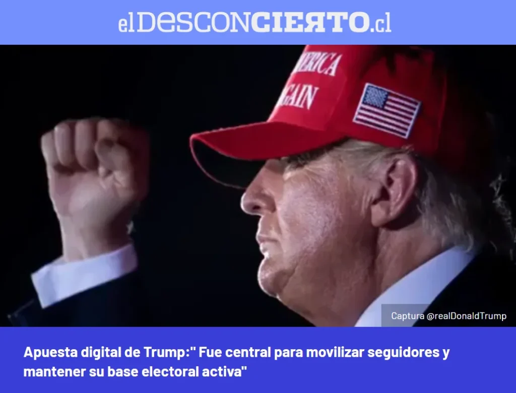 El académico UNAB, Danilo Leal, explica en El Desconcierto la apuesta digital que utilizó Trump para volver a ser electo Presidente de EE.UU. 