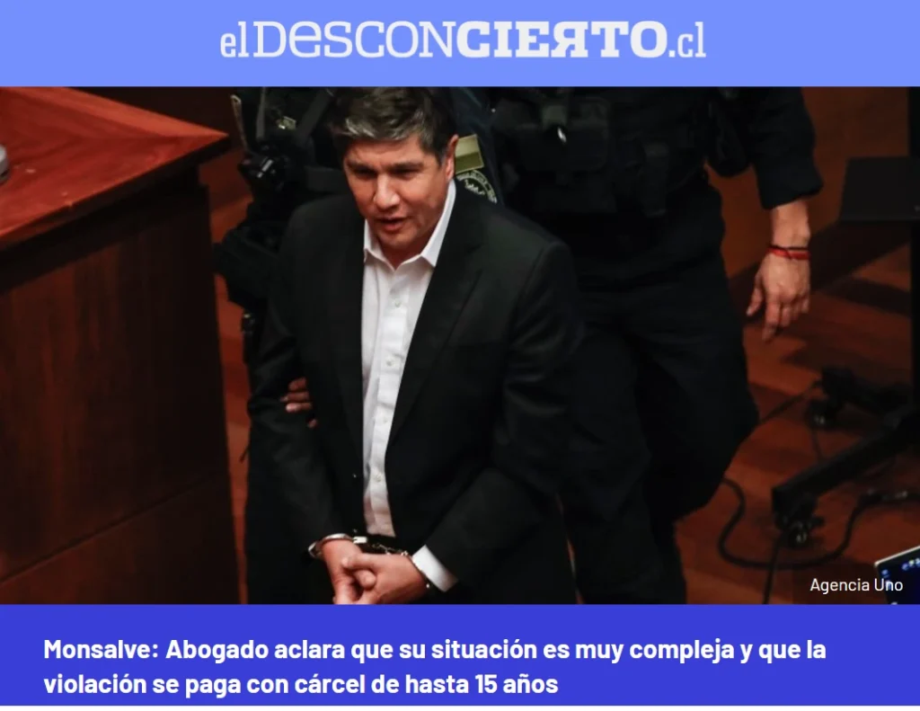 Carlos Silva, criminólogo y académico de Derecho UNAB, explica en El Desconcierto el escenario que enfrenta la exautoridad si resulta culpable d ellos cargos que se le imputan. El Desconcierto, 19 de noviembre de 2024.