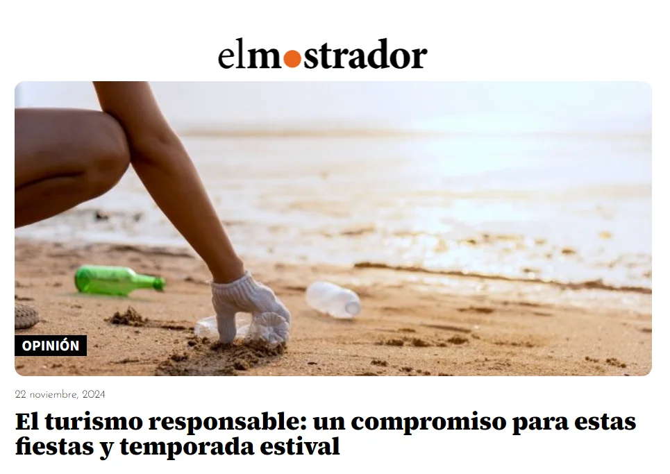 Daniela Guarda, directora de Ingeniería en Turismo y Hotelería UNAB, hace recomendaciones para disfrutar de las vacaciones por medios de un turismo responsable. El Mostrador, 22 de noviembre de 2024.