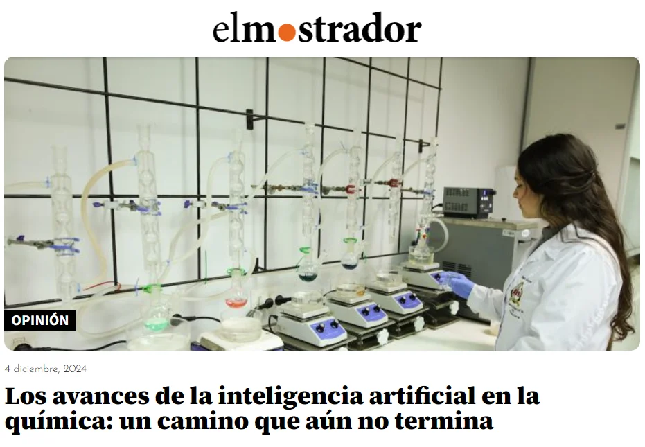 Daniel Aguayo, académico e investigador ITISB UNAB, explica cómo la inteligencia artificial y la química aúnan fuerzas para predecir el plegamiento de proteínas. El Mostrador, 04 de diciembre de 2024.