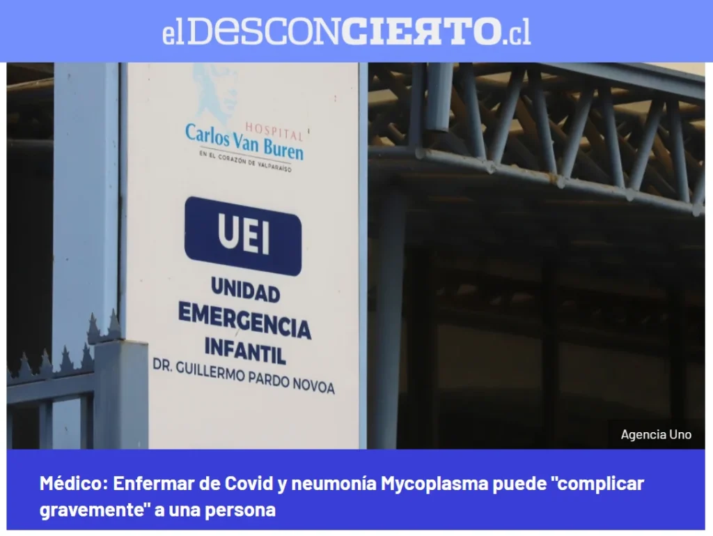 El Dr. Camilo García, académico de Medicina UNAB, explica cómo el COVID y el Mycoplasma complican la salud de la población. El Desconcierto, 15 de diciembre de 2024.