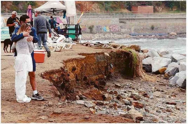 Juan González, geógrafo y académico UNAB, explica cómo la pérdida de defensas naturales aumenta las afectaciones de marejadas. El Mercurio de Valparaíso, 13 de enero de 2025.