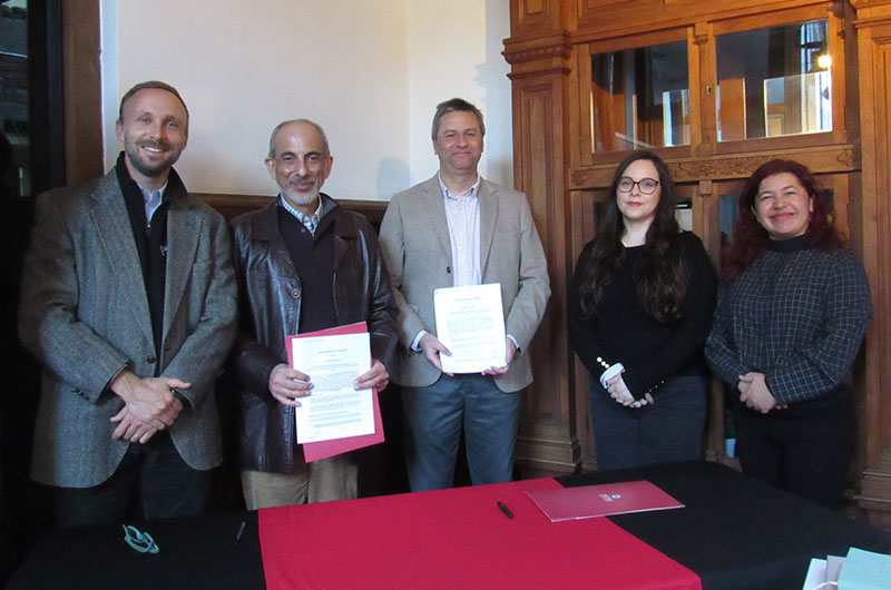Centro de investigación CIUDHAD firma convenio con Corporación Ciudades