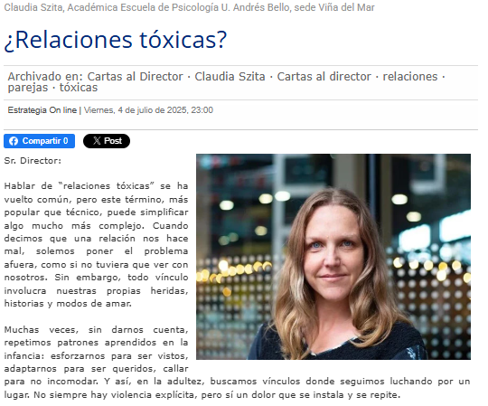 Relaciones tóxicas unab