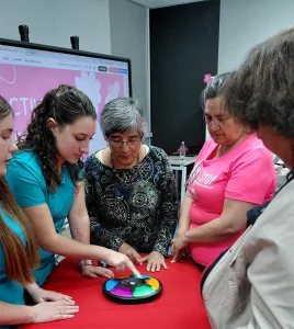 taller de prevención cáncer de mama UNAB Rehabilitación octubre 2025 -2