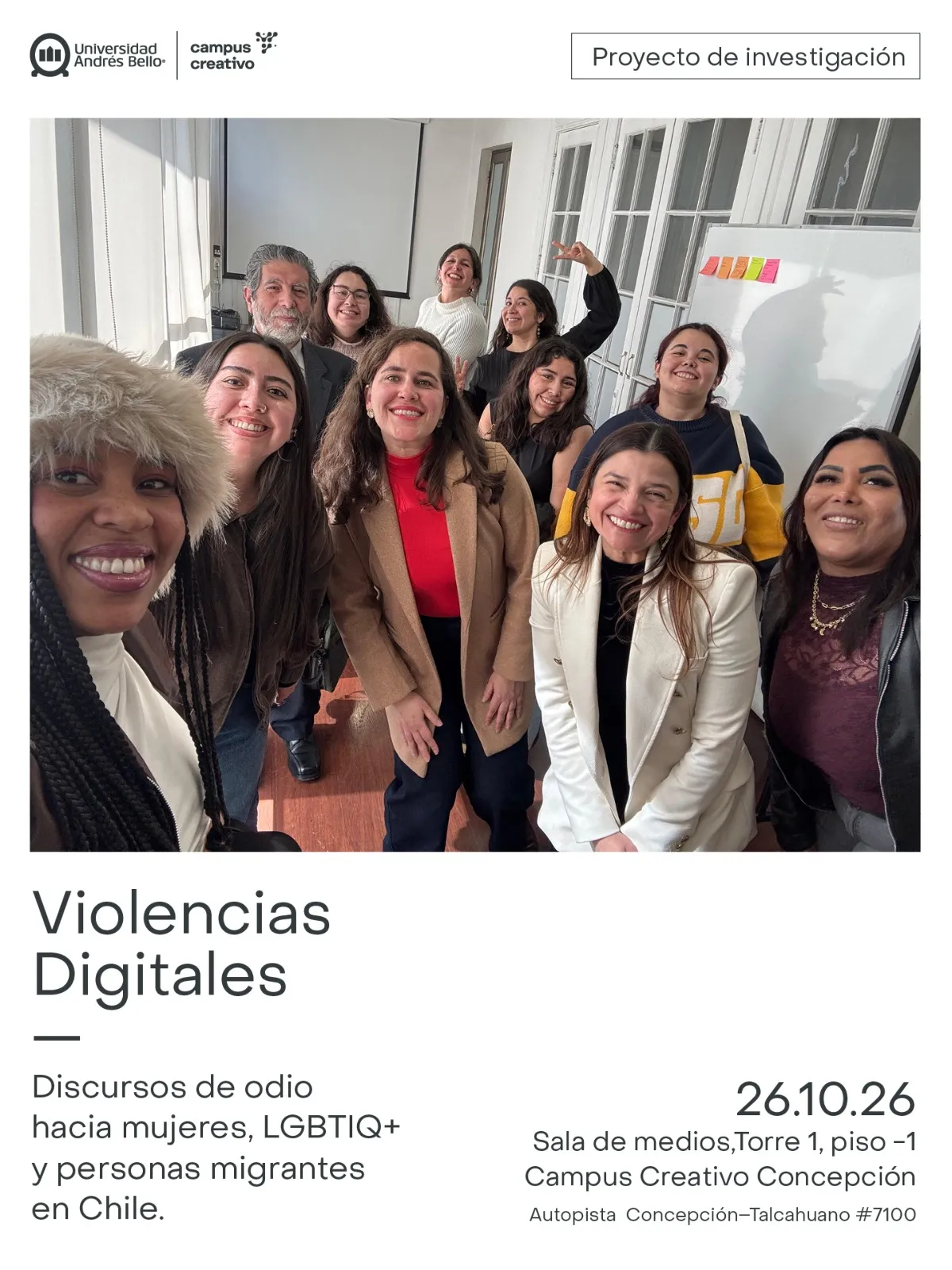 Convocatoria a Jornada sobre Violencias Digitales en Concepción