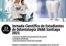 Se prepara la Jornada Científica de Estudiantes de Odontología UNAB Santiago 2021