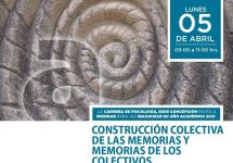 Psicología Sede Concepción inaugurará año académico con charla “Construcción colectiva de las memorias y memorias de los colectivos”