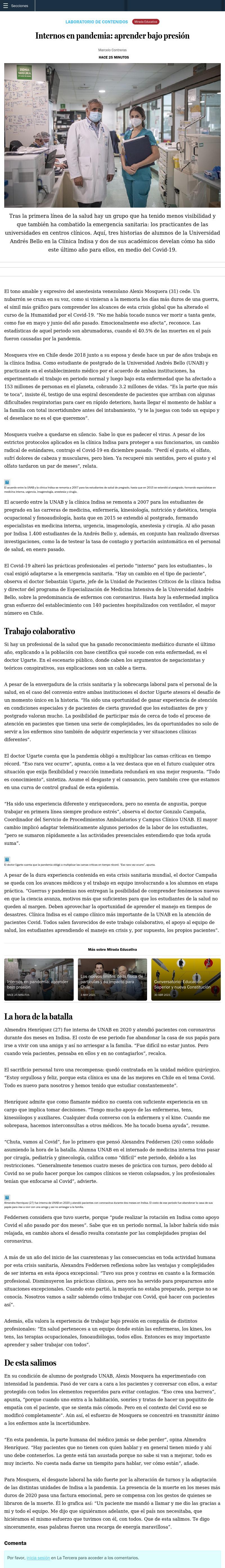 Internos LaTercera