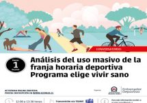 La Carrera Entrenador Deportivo UNAB invita a Conversatorio “Análisis del uso masivo de la franja horaria deportiva. Programa elige vivir sano”