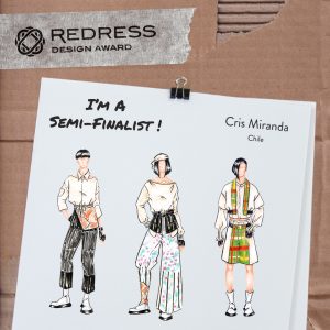 Los tres diseños de Cris Miranda para Redress