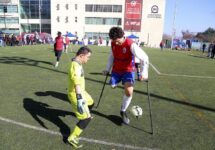Educación Física UNAB organizó el primer encuentro deportivo de fútbol adaptado