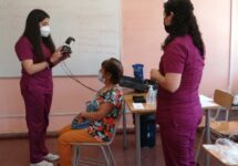 Sede Viña del Mar | Carrera de Tecnología Médica mención Otorrinolaringología participó en operativo de salud en Curacaví