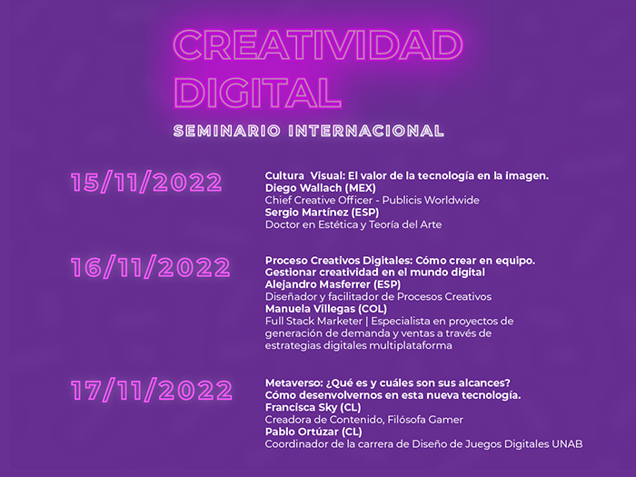 Seminario Internacional Creatividad Digital