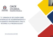 CIADE realizó jornada interinstitucional para compartir experiencias de acompañamiento a los estudiantes en el regreso a la presencialidad